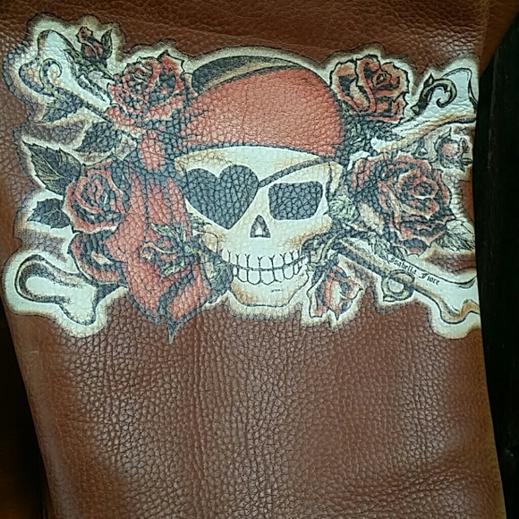 Isabella Fiore Pirate Leather Boot Tall 7.5 Medium - Picture 2 of 8